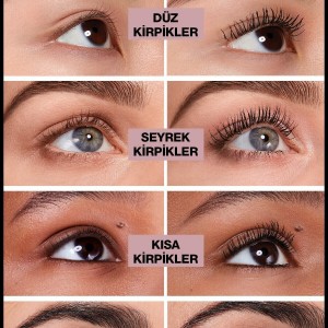 Lash Sensational Yelpaze Etkili Suya Dayanıklı Siyah Waterproof Maskara