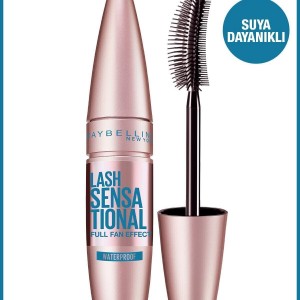 Lash Sensational Yelpaze Etkili Suya Dayanıklı Siyah Waterproof Maskara