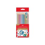 Faber 12 Renk Üçgen Metalik Boya Kalemi 51710000060