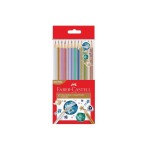 Faber 12 Renk Üçgen Metalik Boya Kalemi 51710000060