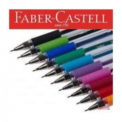 Faber-castell 1425 Tükenmez Kalem Ailesi 10 Lu Karışık 5215142557
