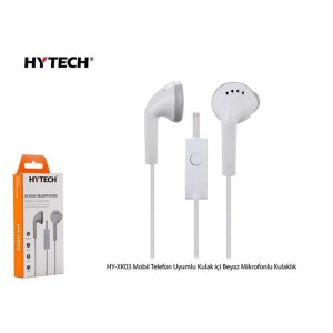 Hy-xk03 Mobil Telefon Uyumlu Kulak Içi Beyaz Mikrofonlu Kulaklık