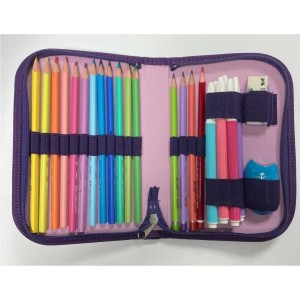 Kırtasiye Ve Oyuncak Dünyası L Içi Dolu Kalem Kutusu Okul Seti Tek Göz Fermuarlı